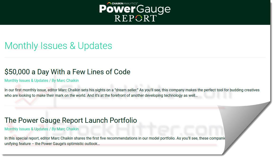 Power Gauge Report Membership