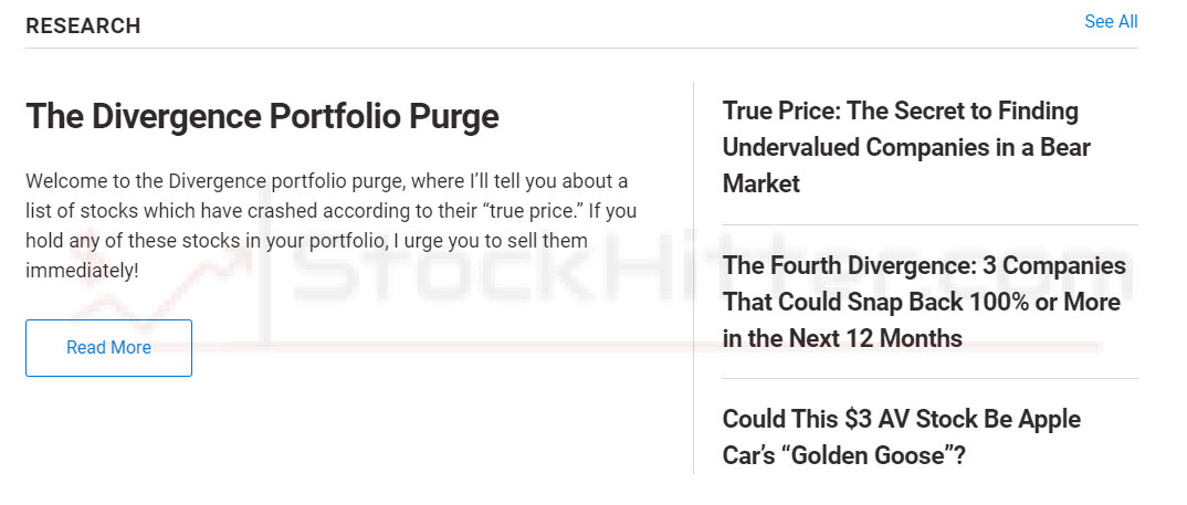  Innovation Investor Special Reports