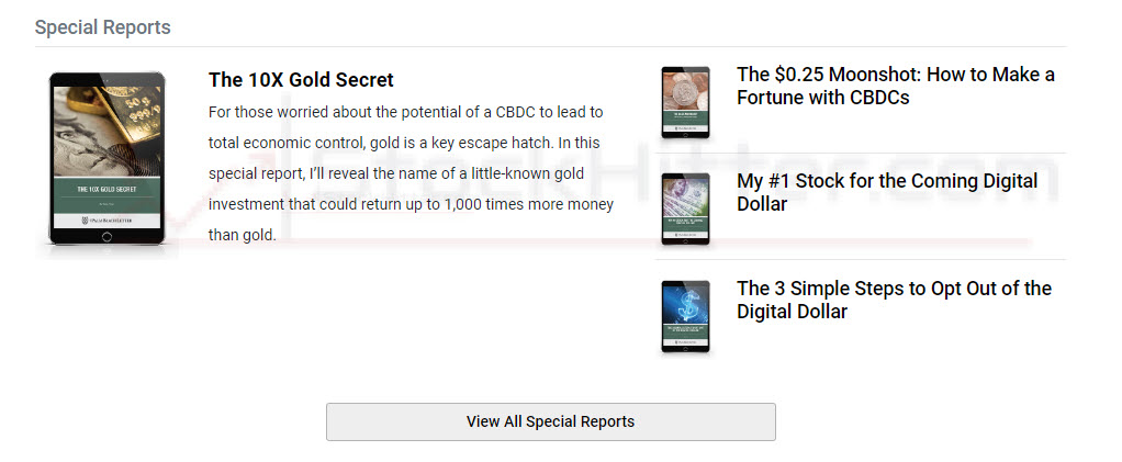 Special Reports