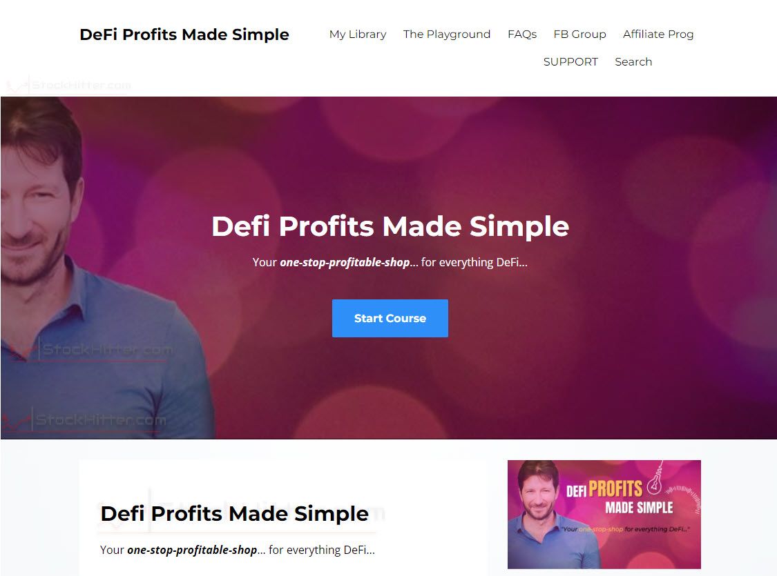 DeFi Profits Made Simple Members Area