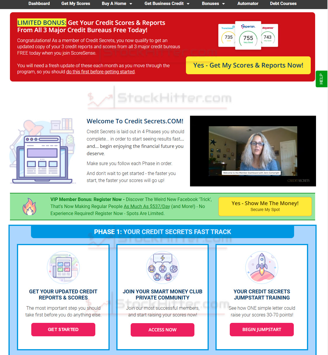 Credit Secrets Members Area