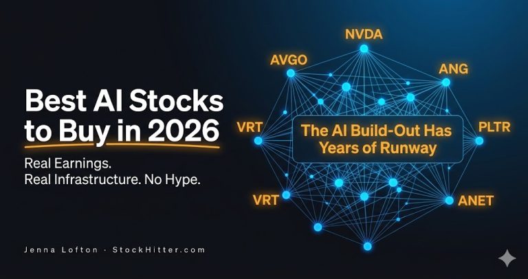 Best AI stocks to buy in 2026 — real earnings real infrastructure guide by Jenna Lofton StockHitter