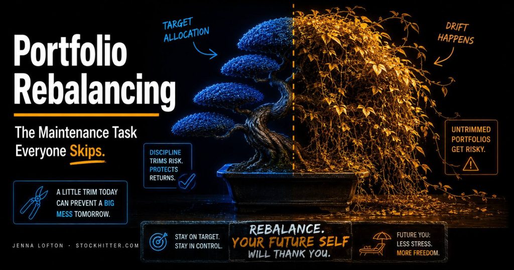 Portfolio rebalancing guide 2026 — when and how to do it by Jenna Lofton StockHitter